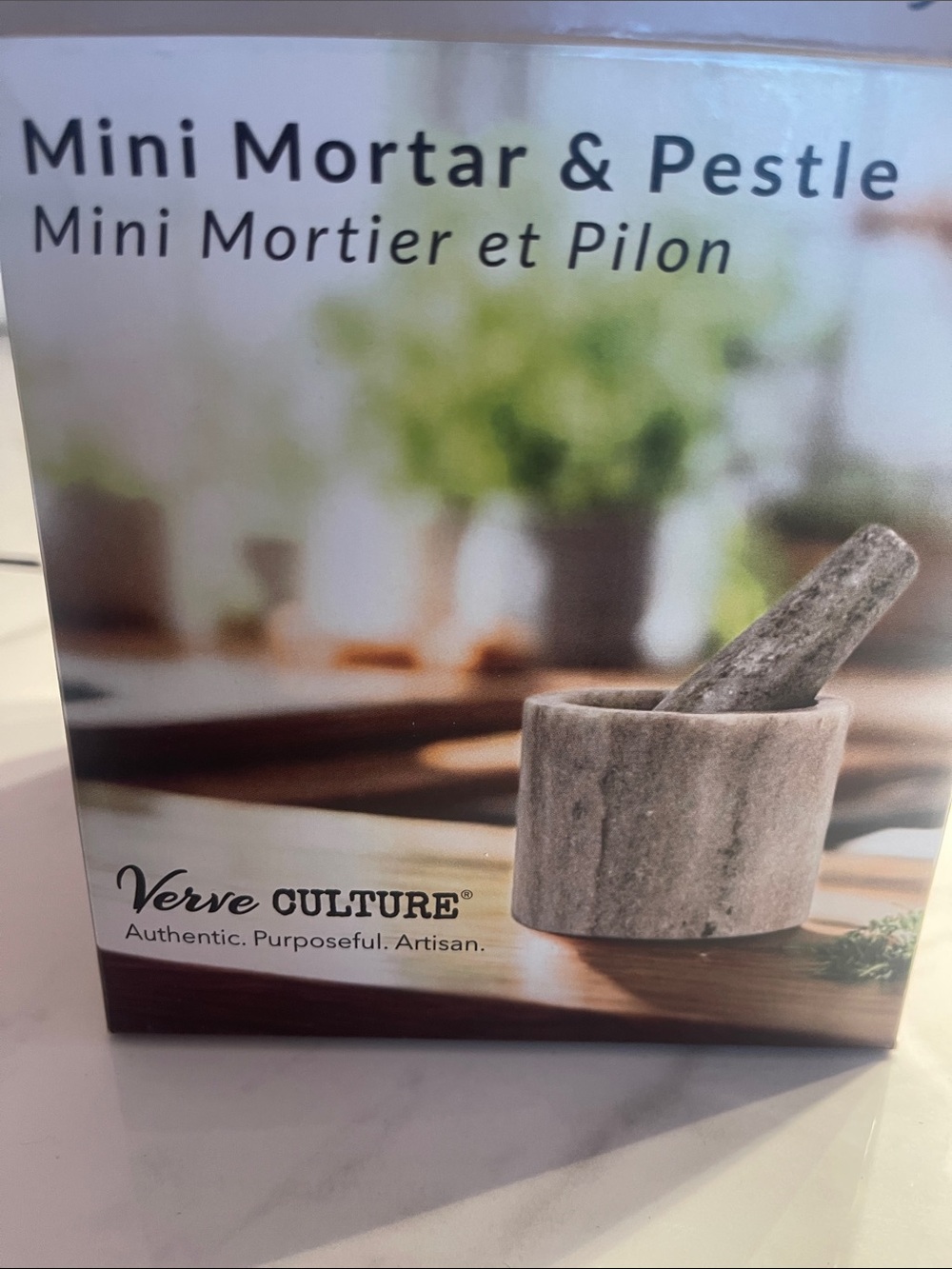Verve Culture Mini Mortar & Pestle - Marble